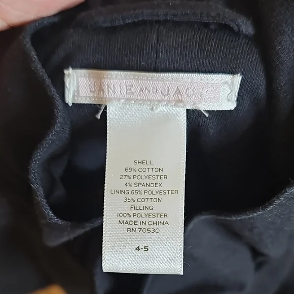 Janie and Jack Classic Black Pea Coat for Kids - Picture 2 of 10